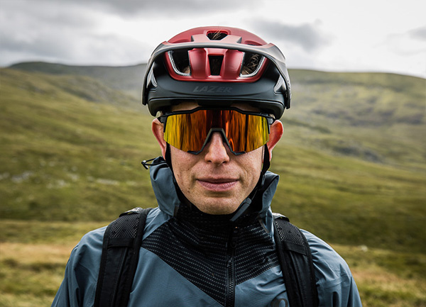 Kask MTB Lazer Jackal Matte Red Black