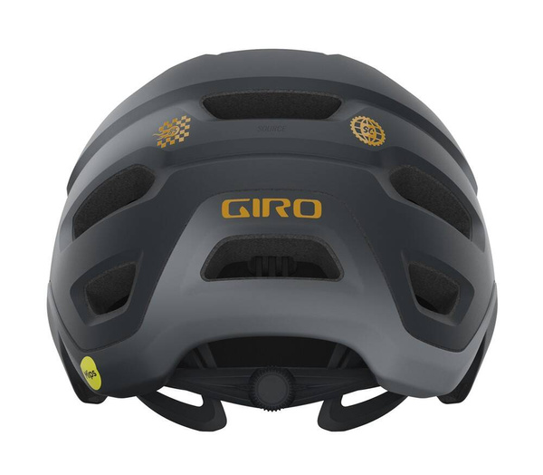 Kask rowerowy MTB GIRO SOURCE INTEGRATED MIPS czarno-biały