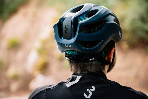 Kask szosowy damski Giant Liv Rev Comp MIPS (granatowo-zielony)