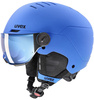 Kask narciarski dziecięcy Uvex Rocket Jr. Visor (niebieski)