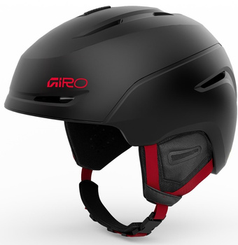 Kask zimowy GIRO NEO (matte black red) (2026)