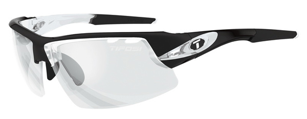 Okulary TIFOSI CRIT FOTOTEC crystal black (1 szkło Light Night FOTOCHROM 76%-27% transmisja światła) (NEW)