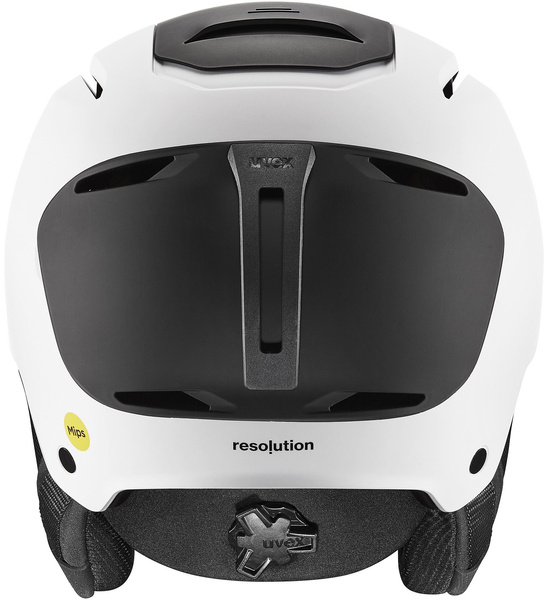 Kask narciarski Uvex Resolution MIPS (biało-czarny)