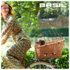 Kosz tylny na bagażnik BASIL PASJA dla zwierząt MIK 45cm, MIK System (ready to go) wiklinowy natural (NEW).