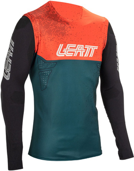 Koszulka z długim rękawem Leatt MTB Gravity 5.0 (turkusowa)