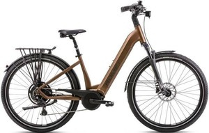 Rower miejski elektryczny Romet e-Modeco URB 2.0 540 Wh (brązowo-czarny 2024)