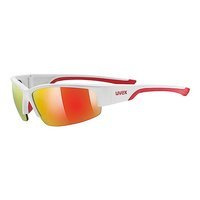 Okulary Uvex Sportstyle 215 biało-czerwony mat