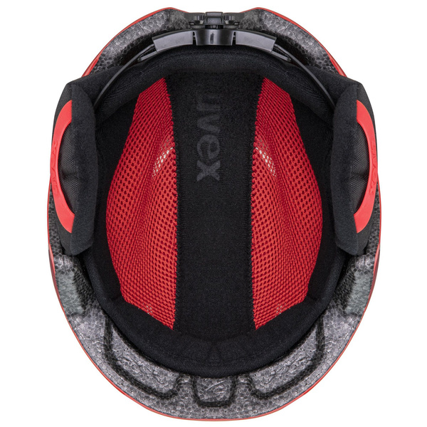 Kask narciarski dziecięcy Uvex Heyya (czerwony)