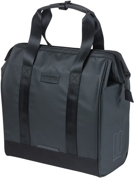 Sakwa na bagażnik pojedyncza Basil Grand Shopper Tarpaulin + MIK Hooks (23 litry)