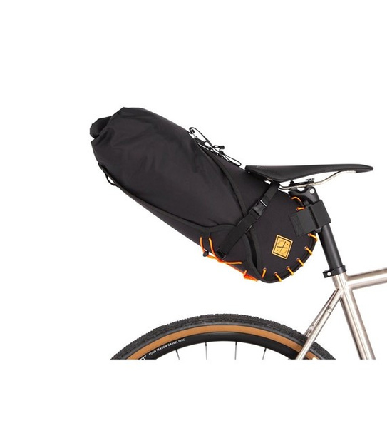 Torba podsiodłowa Restrap Saddle Bag (14L; czarno-pomarańczowa)