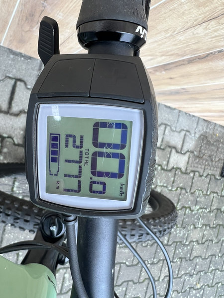 Używany rower elektryczny MTB Orbea Wild H20 (2022) zielony