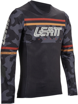Koszulka dziecięca z długim rękawem Leatt MTB Gravity 4.0 Junior (czarna)
