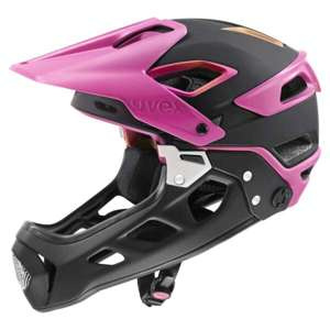 Kask Uvex Jakkyl HDE 2.0 czarno-różowy
