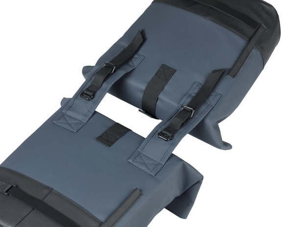 Sakwa na bagażnik podwójna Basil Cove (granatowo-czarna 28-32 litry)