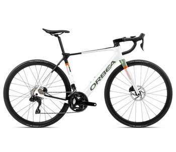 Rower szosowy elektryczny Orbea GAIN M30i White Chic - Metallic Green Artichoke