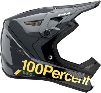 Kask full face dziecięcy 100% STATUS Carby Charcoal