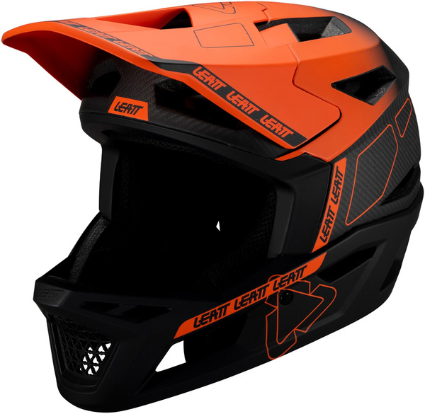 Kask full face Leatt MTB Gravity 6.0 Carbon V25 Glow