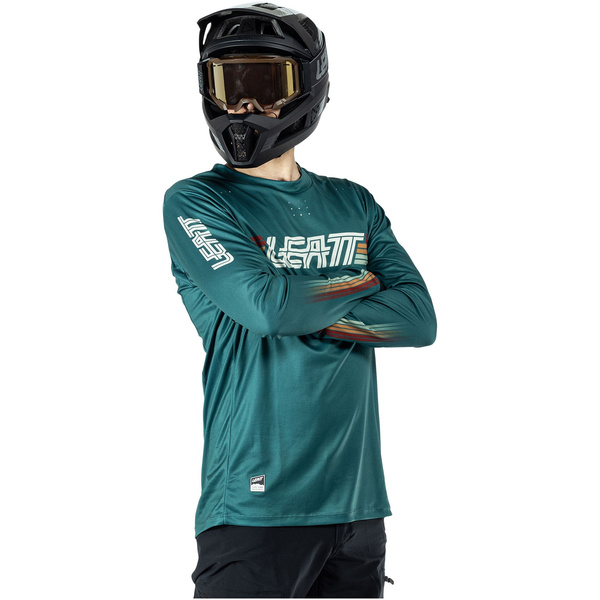 Koszulka z długim rękawem Leatt MTB Enduro 4.0 (turkusowa)