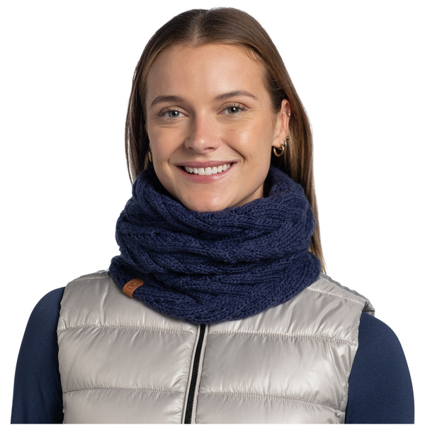 Bandana BUFF KNITTED & FLEECE NECKWARMER CARYN MIDNIGHT