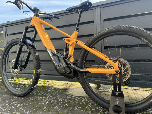 Używany rower elektryczny MTB Orbea Wild H20 750Wh (2023) żółty