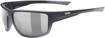 Okulary Uvex Sportstyle 230 (czarny mat | srebrne soczewki mirror S3)