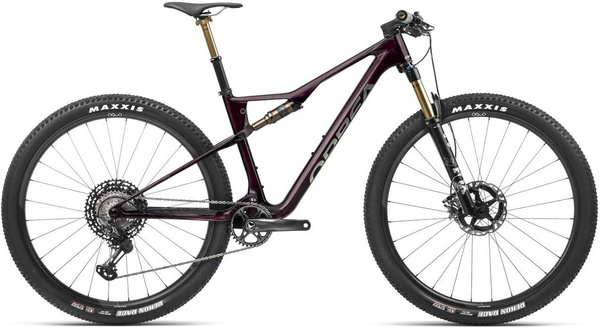 Rower MTB Orbea Oiz M Team XTR (2024) | karbonowy | Wine Red Titan