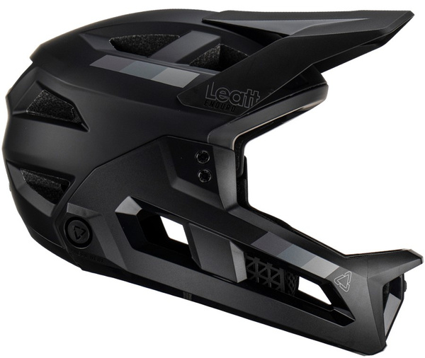 Kask full face dziecięcy Leatt MTB Enduro 2.0 Junior V23 (wypinana szczęka) Black