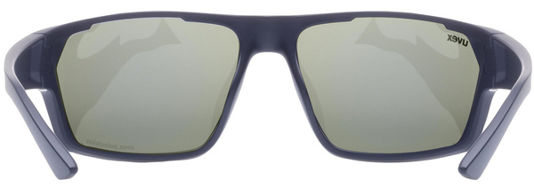 Okulary Uvex Sportstyle 233 P (granatowy mat | niebieskie soczewki Polavision® litemirror S3)