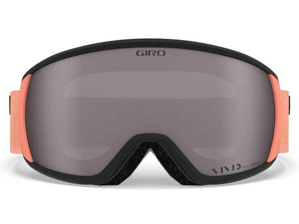 Gogle damskie zimowe GIRO FACET GREY PEACH PEAK (soczewki VIVID ONYX)