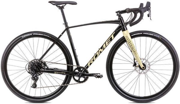 Rower gravel Romet Boreas 2 czarno-beżowy