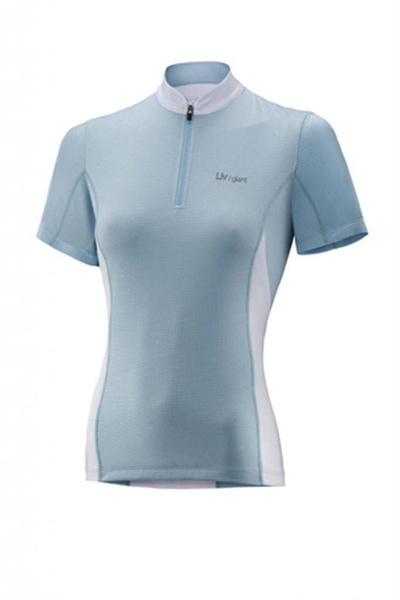 Koszulka damska z krótkim rękawem Giant Liv Forma (biało-niebieska)