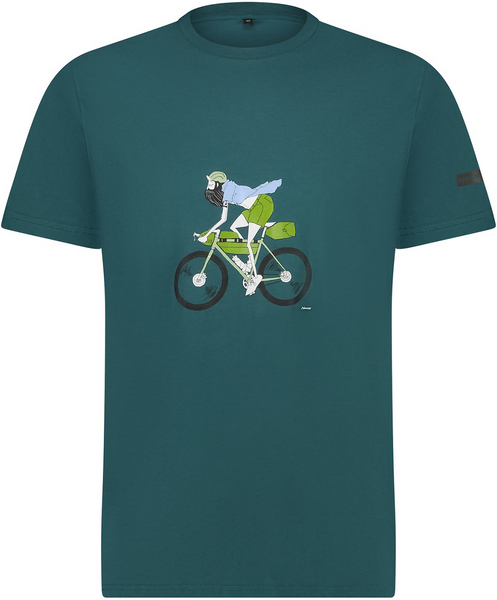 Koszulka z krótkim rękawem Shimano Sentiero LTD (turkusowa)