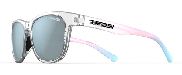 Okulary TIFOSI SWANK (białe; soczewka szaro-niebieska 15% transmisji światła)