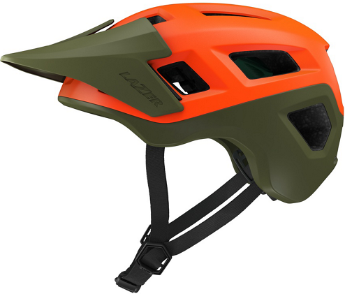 Kask MTB Lazer Coyote KinetiCore Matte Orange Green
