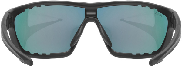 Okulary Uvex Sportstyle 706 (czarne; niebieskie soczewki mirror S3)