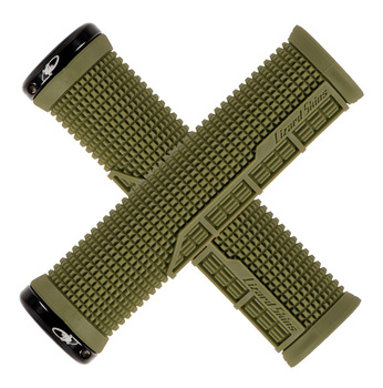 Chwyty LIZARDSKINS MACHINE Lock-on z pojedynczą obejmą (oliwkowe)