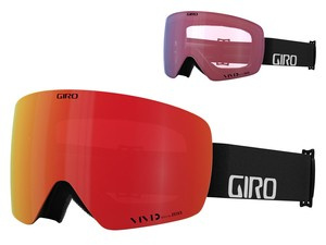 Gogle zimowe GIRO CONTOUR RS BLACK WORDMARK (soczewka lustrzana kolorowa VIVID-Carl Zeiss EMBER i soczewka lustrzana kolorowa VIVID-Carl Zeiss INFRARED)