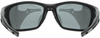 Okulary Uvex Sportstyle 232 P (czarny mat | srebne soczewki Polavision® mirror S3)