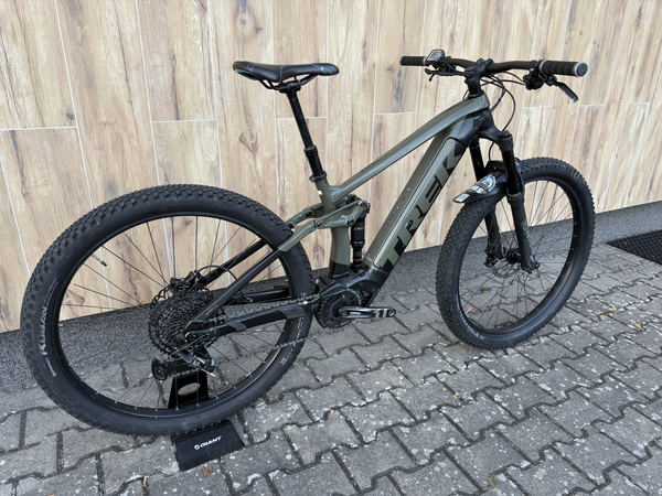 Używany rower elektryczny MTB Trek Rail 9 (2021) zielony