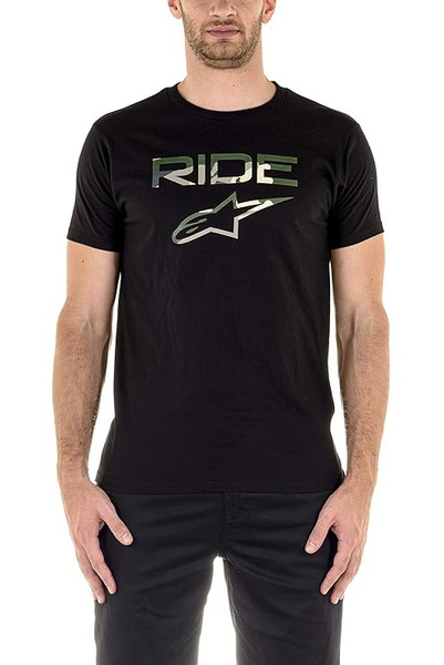 Koszulka ALPINESTARS RIDE 2.0 CAMO TEE z krótkim rękawem (czarna)