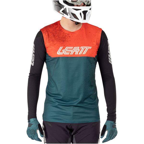Koszulka z długim rękawem Leatt MTB Gravity 5.0 (turkusowa)