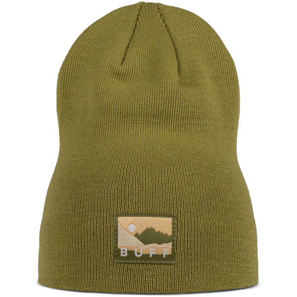 Czapka BUFF KNITTED BEANIE LILON LONG MOSS