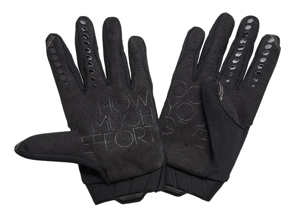 Rękawiczki długie 100% GEOMATIC Black Charcoal