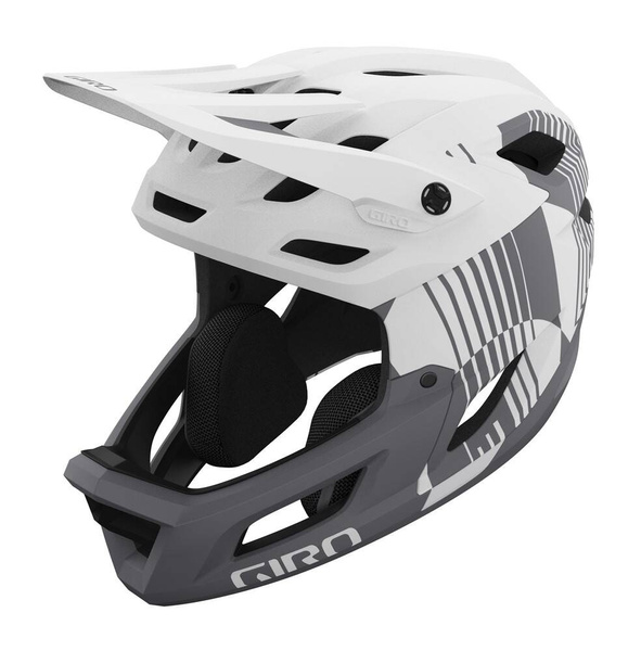 Kask full face GIRO COALITION SPHERICAL (biało-szary)