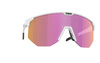Okulary Bliz Active Hero White (brązowo-różowe soczewki kat. 3)