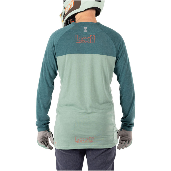 Koszulka z długim rękawem Leatt MTB Gravity 2.0 (turkusowa)