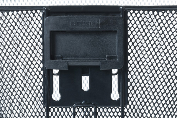 Kosz na kierownicę BASIL BREMEN KF + Basil Ahead-Stemholder KF stalowy czarny (WYPRZEDAŻ -50%)