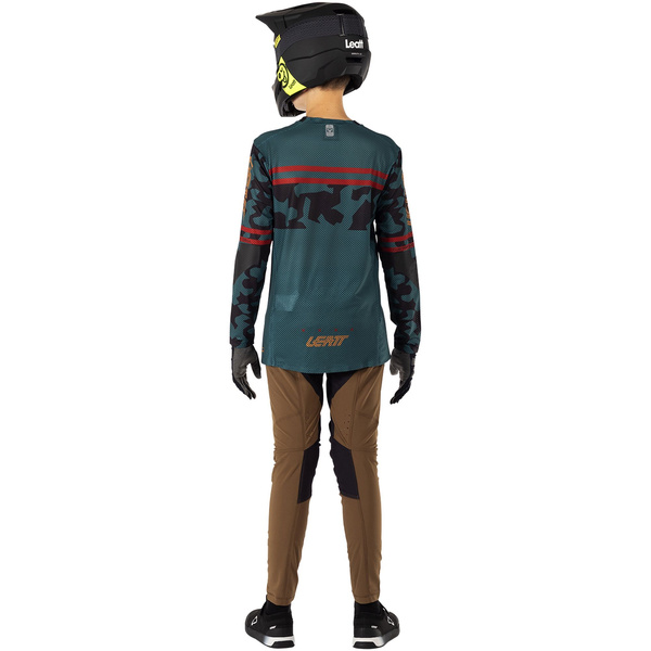 Koszulka dziecięca z długim rękawem Leatt MTB Gravity 4.0 Junior (turkusowa)