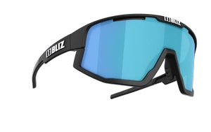 Okulary Bliz Active Fusion Matt Black (dymione niebieskie soczewki kat. 3)