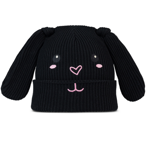 Czapka dziecięca BUFF KNITTED BEANIE FUN RABBIT BLACK
